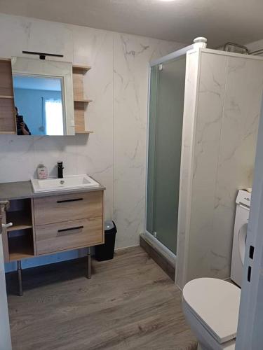 Kúpeľňa v ubytovaní le studio