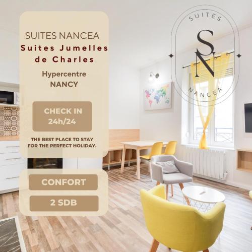Dualis - 2 Suites & 2 SDB - Nancy Hypercentre
