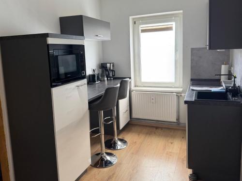 Η κουζίνα ή μικρή κουζίνα στο Appartement "Franz" inklusive Parkplatz