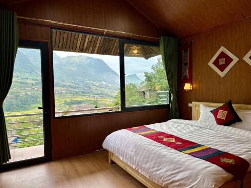 Katil atau katil-katil dalam bilik di Tavan Chopai Homestay