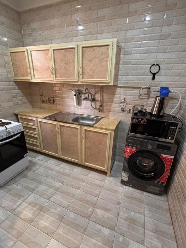 Dapur atau dapur kecil di Grand Safaath sabah-al-salem