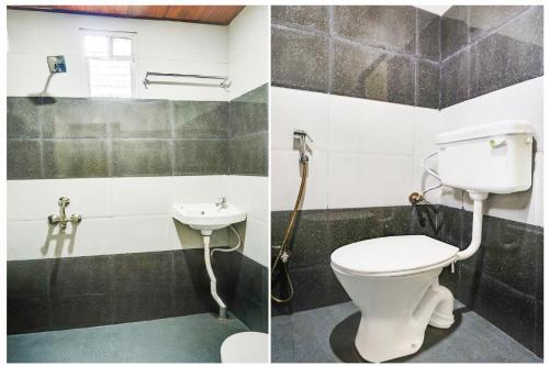 Koupelna v ubytování Hotel O Sarovar