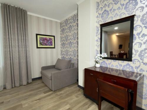 Χώρος καθιστικού στο Aria Hotel Chisinau