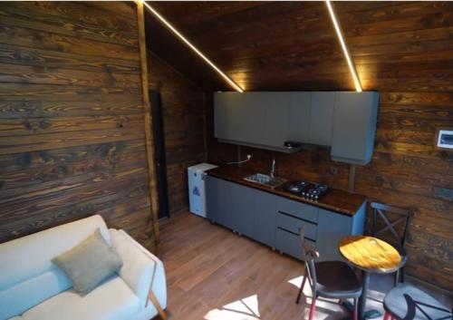 Kuchyň nebo kuchyňský kout v ubytování Orange Resort