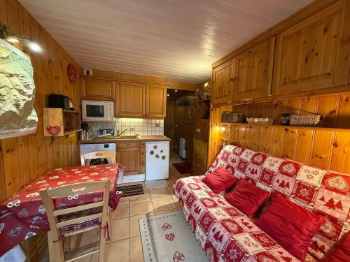 Studio cosy Les Saisies - 2 pers, 14m², vue sur pistes - FR-1-293-368