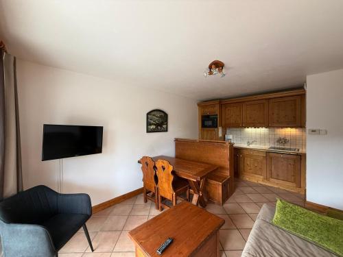 Appartement 4 pers, 1 chambre, accès piscine, Les Saisies - FR-1-293-409