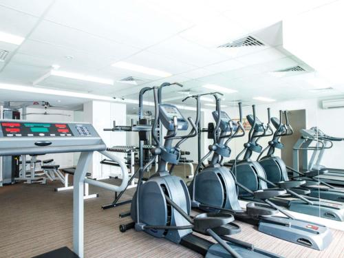 Fitness centrum a/nebo fitness zařízení v ubytování Mantra on Northbourne
