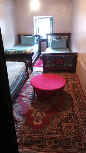 Cama o camas de una habitación en Adrar view lodge