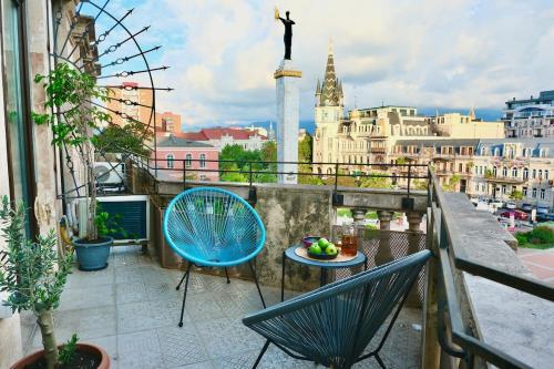 Балкон или терраса в Old Batumi City Center Cozy Apartment