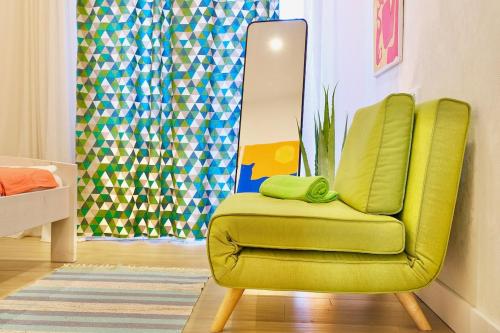 Гостиная зона в Old Batumi City Center Cozy Apartment