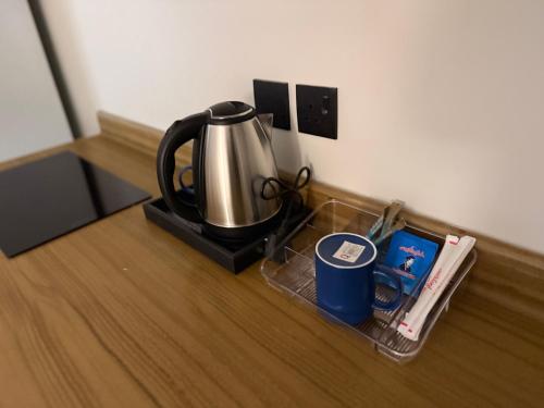 Příslušenství pro přípravu čaje a kávy v ubytování شقه مميزه و أجمل تصميم