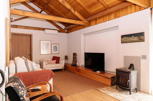 Μια τηλεόραση ή/και κέντρο ψυχαγωγίας στο Pousada Don Giovanni