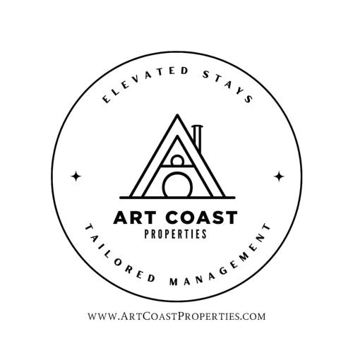 an image of an art coast properties logo at Lake Effect Lodge 3 Minutes From Laketown Beach! in Holland