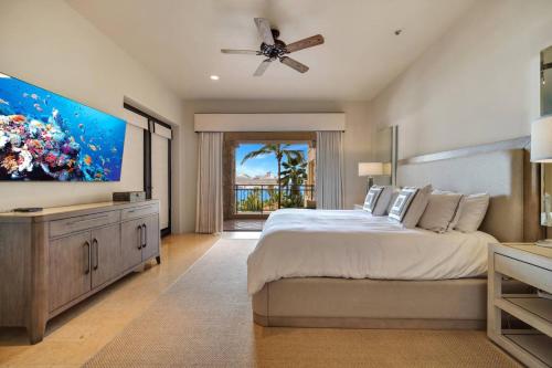 Ένα ή περισσότερα κρεβάτια σε δωμάτιο στο Hacienda Beach Club, 5-Star, Beachfront, Sleeps 10