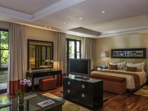 Televisyen dan/atau pusat hiburan di No5 Boutique Art Hotel by Mantis