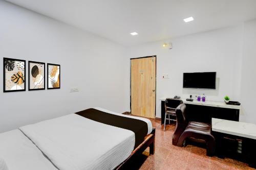Katil atau katil-katil dalam bilik di Townhouse Oak Q-City Techno Park