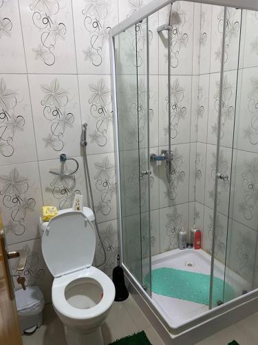 Koupelna v ubytování Casa Mélissa suites