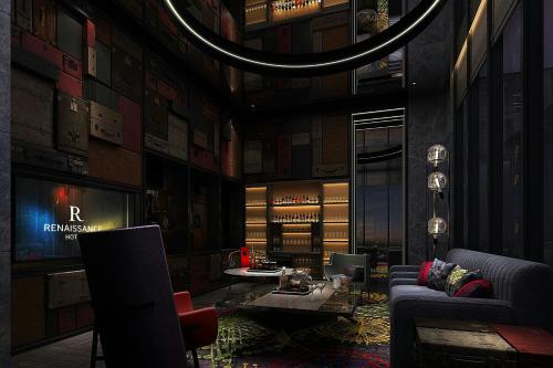 Χώρος καθιστικού στο Renaissance Hangzhou Lin'an Hotel