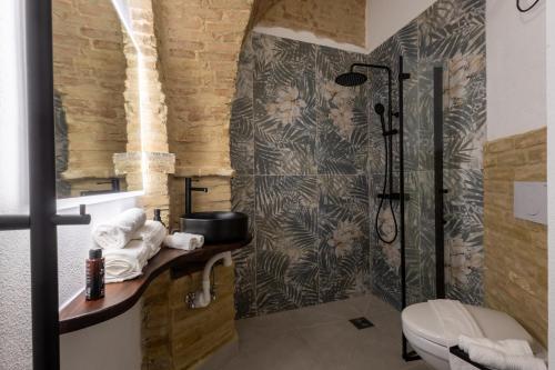 Ванная комната в Amber Hotel Italy