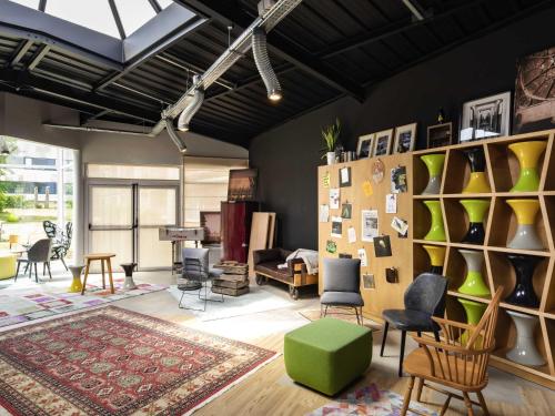 Χώρος καθιστικού στο Mercure Reims Parc Des Expositions