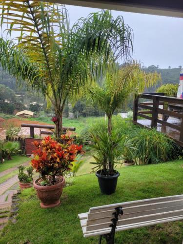 Zahrada ubytování Chalé Recanto do Pimenta e Casa Recanto do Pimenta