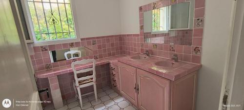 Koupelna v ubytování Villa Marie