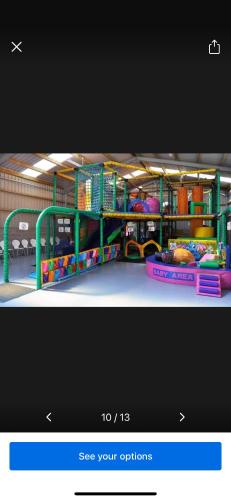 a video of a play room with a playground at 20 Chestnut Grove in Stranraer