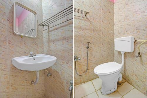 Ένα μπάνιο στο Hotel O Rahul International Hyderabad