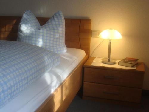 One-bedroom apartmentにあるベッド