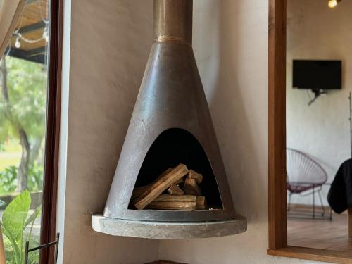 Μια τηλεόραση ή/και κέντρο ψυχαγωγίας στο Cabaña Ciervo Tapalpa