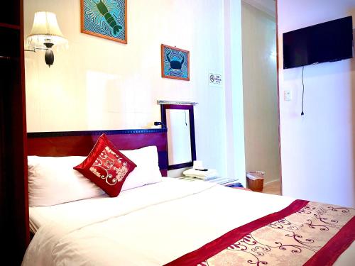 Katil atau katil-katil dalam bilik di New Sleep in Dalat Hostel