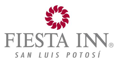 a logo for san luis potus podcast at Fiesta Inn San Luis Potosi Glorieta Juarez in San Luis Potosí