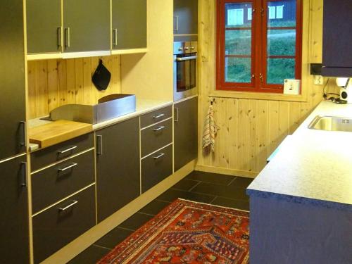 Kuchyň nebo kuchyňský kout v ubytování Cosy Cabin By Golsfjellet Ski Resort