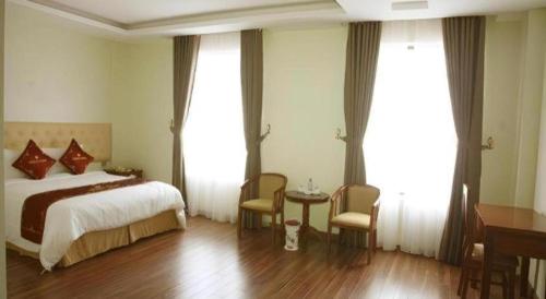 Katil atau katil-katil dalam bilik di Smart Hotel