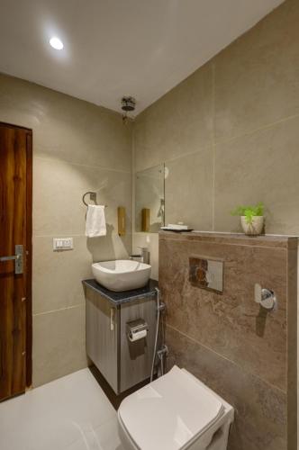 Koupelna v ubytování Hotel Luxury Plaza Delhi Airport