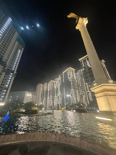 Blick auf einen Fluss in der Nähe der Ferienwohnung