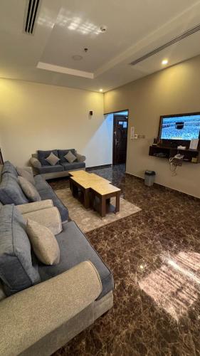 Posezení v ubytování Massah 60 furnished Units- ماسة الستين للوحدات السكنية المفروشه