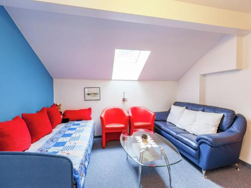 Posezení v ubytování Apartment in Vandans near Golm Ski Lift