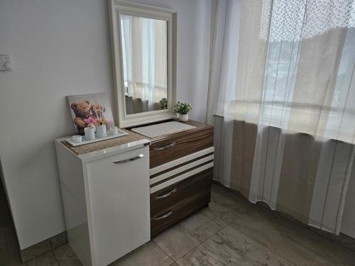Ένα ή περισσότερα κρεβάτια σε δωμάτιο στο 2 Rooms Holiday Appartment