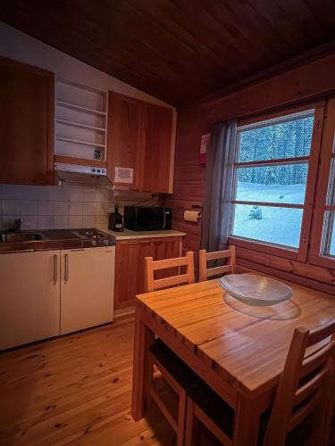 Kuchyň nebo kuchyňský kout v ubytování Arctic Verge Ylläs