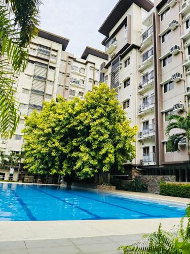 Πισίνα στο ή κοντά στο Matina Enclaves 2 BR near SM Ecoland Davao City