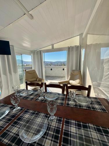 Zona d'estar a Duplex Quadra Mar