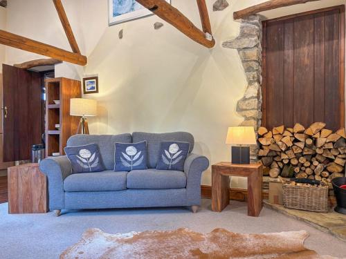 Et opholdsområde på Goal Farm Cottage