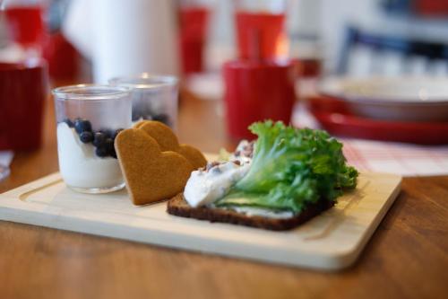 Mad på bed and breakfast-stedet eller i nærheden