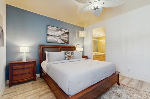 Ένα ή περισσότερα κρεβάτια σε δωμάτιο στο Tennis Lookout