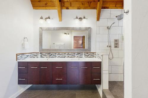 Koupelna v ubytování Timm Time