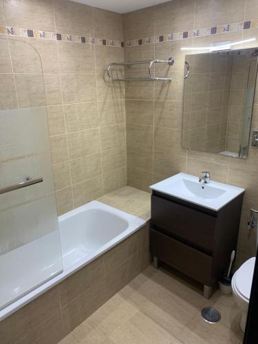 Phòng tắm tại Vivienda al Sur del Sur