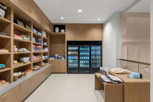 a shoe store with a counter and shelves at The Seahaus Hotel, Atlantic City Boardwalk, a Tribute Portfolio Hotel in Atlantic City