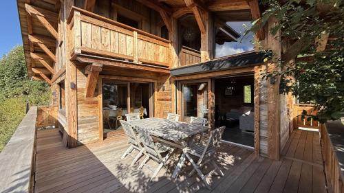 NOUVEAU ! Chalet Nova - LES GETS - cheminée, jacuzzi, superbe vue