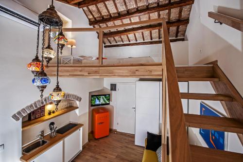 Kuchyň nebo kuchyňský kout v ubytování Carera Deluxe Rovinj